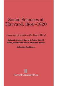 Social Sciences at Harvard, 1860-1920