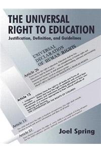 The Universal Right to Education