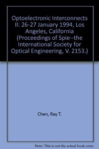 Optoelectronic Interconnects Ii