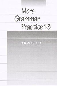 Answer Key for More Grammar Practice