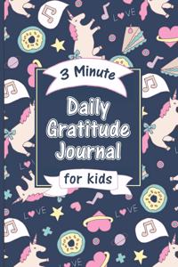 3 Minute Daily Gratitude Journal for Kids