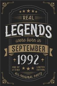 Real Legends were born in September 1992