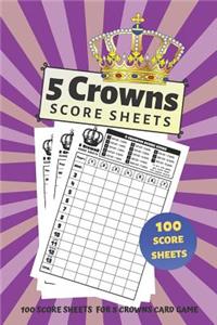 5 Crowns Score Sheets