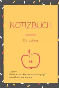 Notizbuch für Lehrer