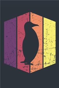 Vintage Penguin Journal - Gift for Penguin Lovers - Retro Penguin Notebook - Penguin Diary for Boys and Girls