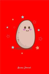 Kawaii Journal: Lined Journal - Kawaii Potato Cute Anime Japan Manga Japanese Girl Gift - Red Ruled Diary, Prayer, Gratitude, Writing, Travel, Notebook For Men Wome