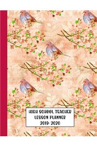 High School Teacher Lesson Planner 2019-2020