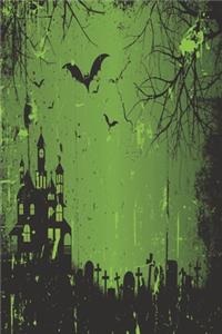 Cemetary notebook yellow green