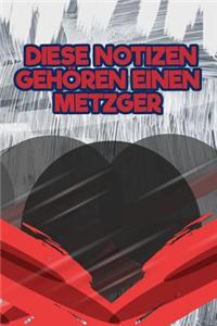 Diese Notizen Gehören Einen Metzger