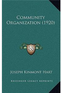 Community Organization (1920)