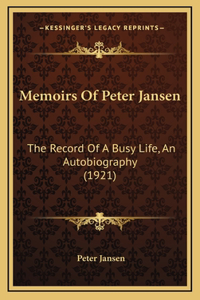 Memoirs Of Peter Jansen
