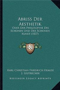 Abriss Der Aesthetik