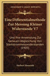 Eine Differentialmethode Zur Messung Kleiner Widerstande V7