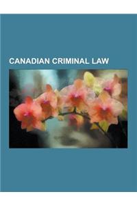 Canadian Criminal Law