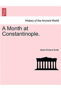 Month at Constantinople.