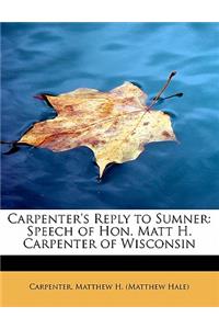 Carpenter's Reply to Sumner