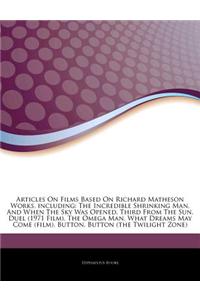 Articles on Films Based on Richard Matheson Works, Including