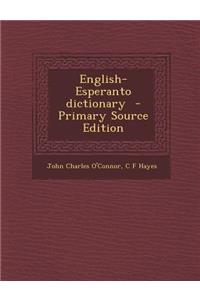 English-Esperanto Dictionary