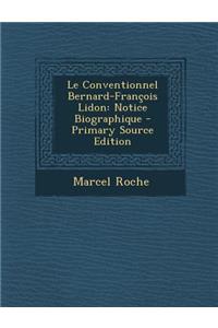 Le Conventionnel Bernard-François Lidon