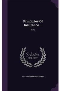 Principles Of Insurance ...