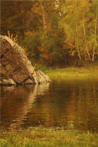 Mind Blowing Autumn Lake 200 page lined journal