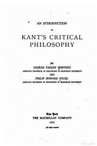 introduction to Kant's critical philosophy