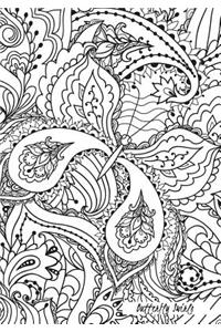 Butterfly Swirls - A Color Your Cover Journal