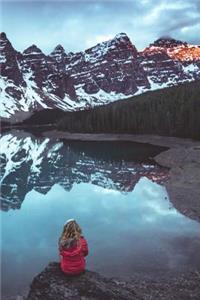 Enjoying the View of the Lake and Mountains Vacation Journal