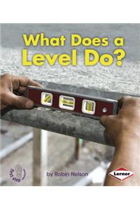 What Does a Level Do?