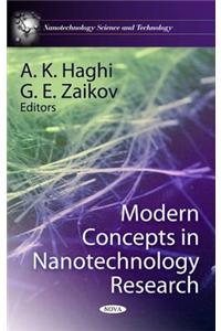 Modern Concepts in Nanotechnology Research