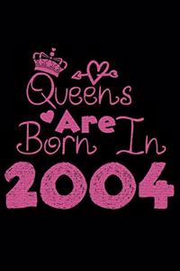 Queens Are Born In 2004 Notebook