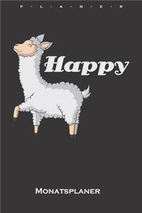 Happy Lama Monatsplaner