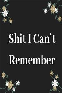 Shit I Can't Remember