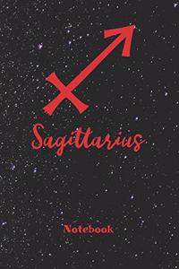 Zodiac Sign Sagittarius Notebook