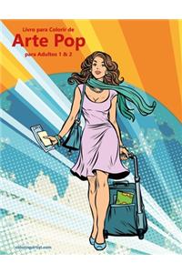 Livro para Colorir de Arte Pop para Adultos 1 & 2