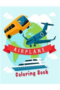 Airplane Coloring Book