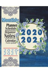 2020-2021 Monthly Planner