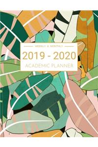 2019-2020 Academic Planner Weekly And Monthly