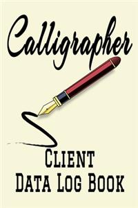Calligrapher Client Data Log Book