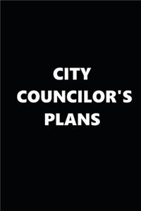 2020 Weekly Planner Political City Councilor's Plans Black White 134 Pages