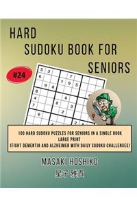Hard Sudoku Book For Seniors # 24