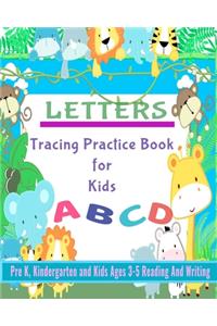 Letters Tracing Practice Book for Kids