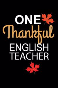 One Thankful English Teacher