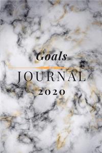 2020 Goals Journal: This simple lined notebook/journal to organize your goals and dreams!