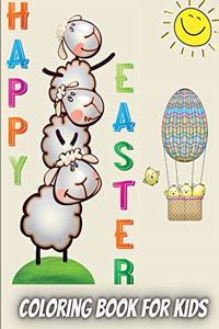 Happy Easter Coloring Book For Kids