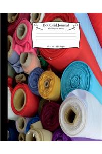 Dot Grid Journal. Stitching and Sewing. 8