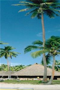 Palm Tree Vacation Travel School Composition Book 130 Pages