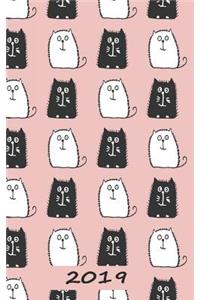 Cat Daily Planner 2019