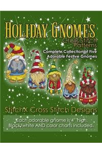 Holiday Gnomes Cross Stitch Patterns