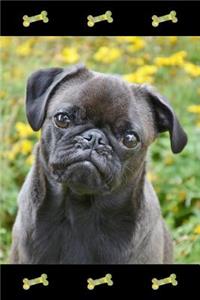 Pug Dot Grid Journal